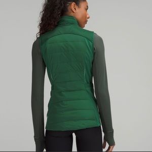 EUC/WT Lululemon Down for it Vest in Everglade Green